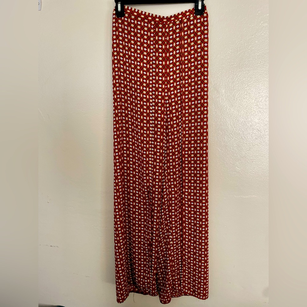 High waisted open leg pant Size S